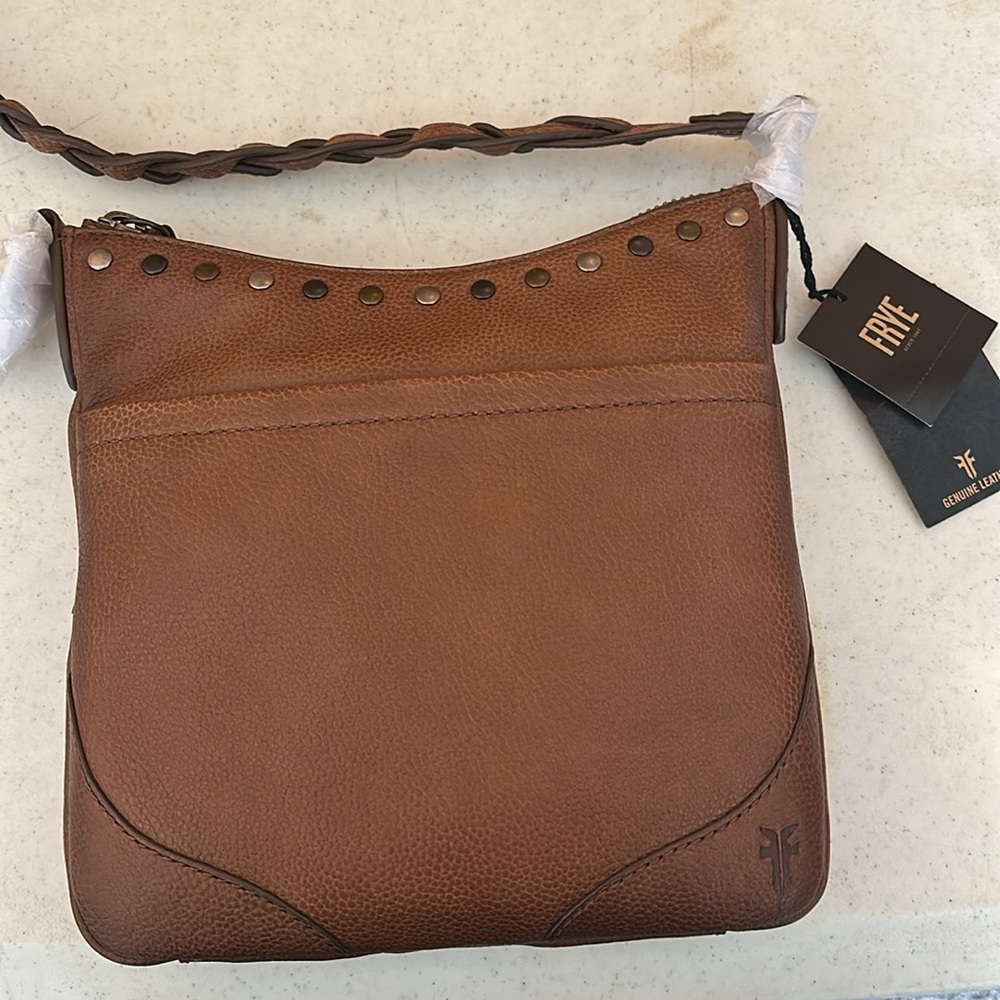 NWT FRYE SORAYA SWING PACK COGNAC